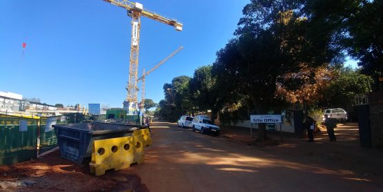Streatley Avenue in Auckland Park, Johannesburg. Student housing is currently being developed there without necessary authorisation. Picture: Moneyweb