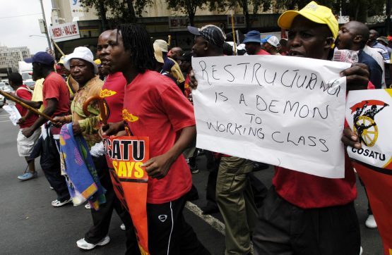 Unions are unperturbed by the strike interdict. Image: Naashon Zalk, Bloomberg