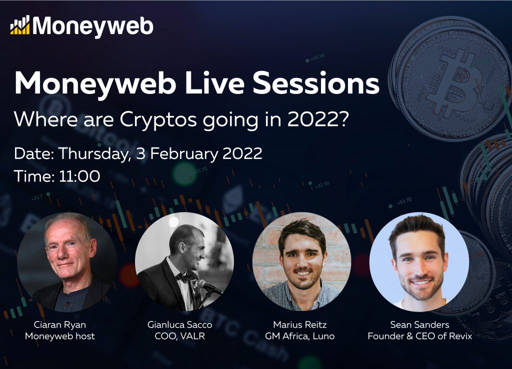 Moneyweb Live Sessions: Where are cryptos going in 2022? - Vimarsana News