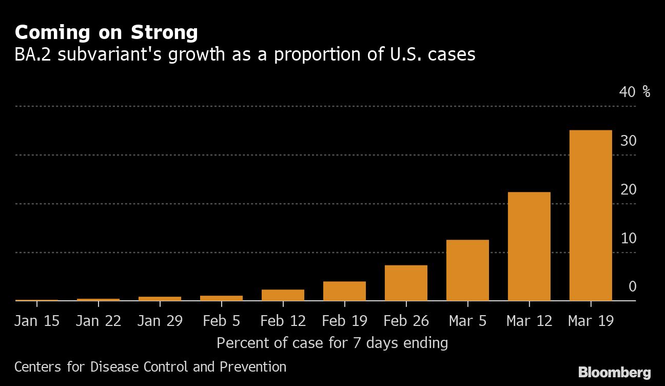 BA.2 variant takes hold in US as New York cases start to climb - Moneyweb