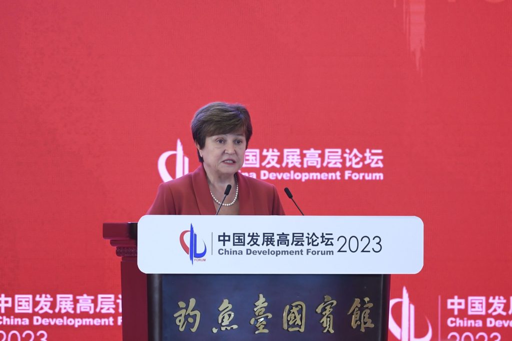 IMF chief urges faster debt restructurings during visit to China - Moneyweb