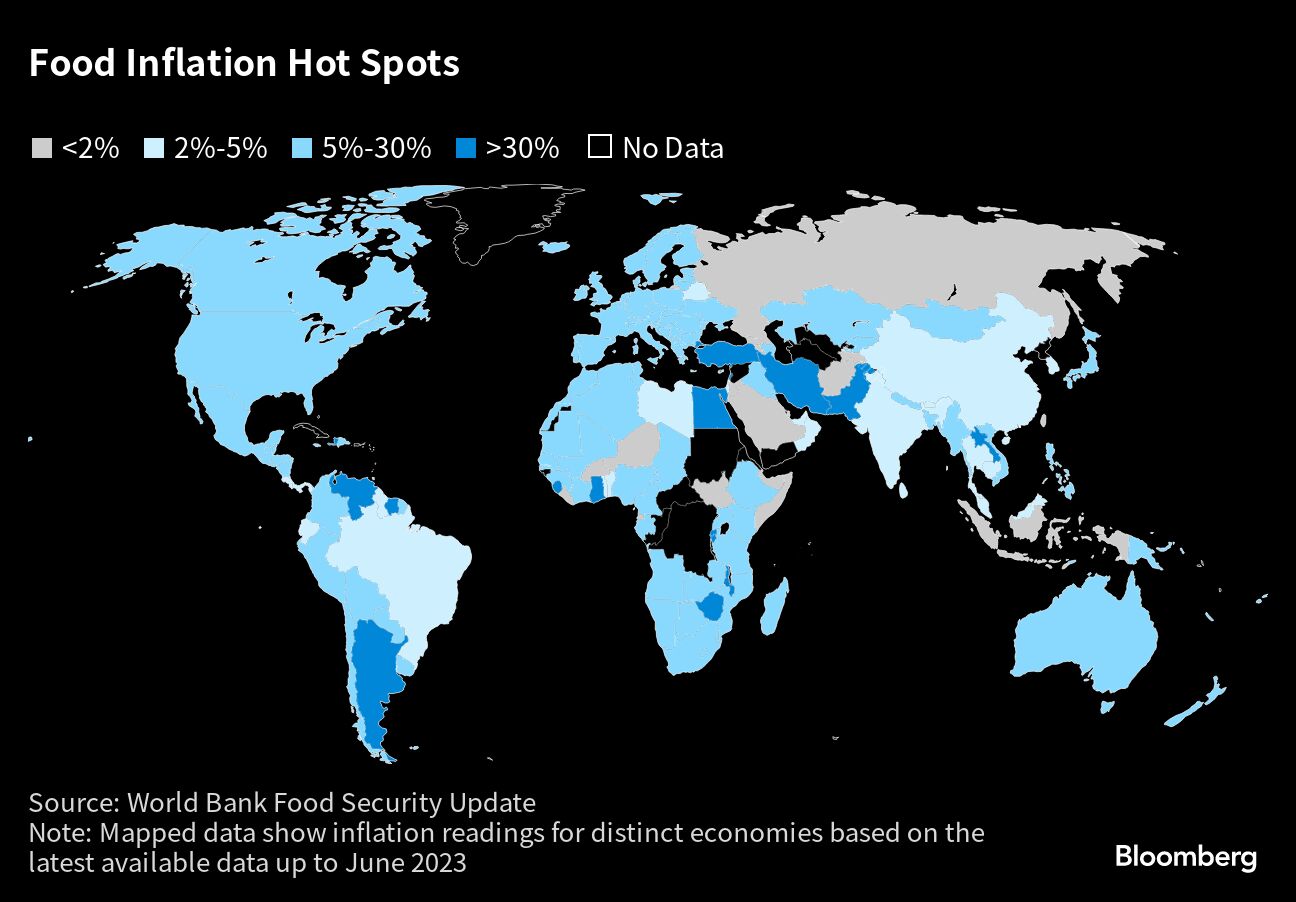 Food inflation is still high around the world - Moneyweb