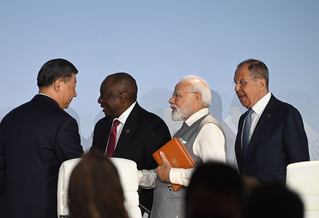 Modi and Xi speak at Brics summit, ask officials to resolve border ...