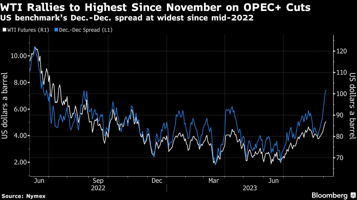 Oil tests November high after OPEC+ leaders extend supply cuts - Moneyweb