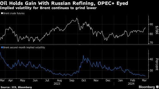 Oil holds gain with Russian refining and OPEC+ curbs to the fore - Moneyweb