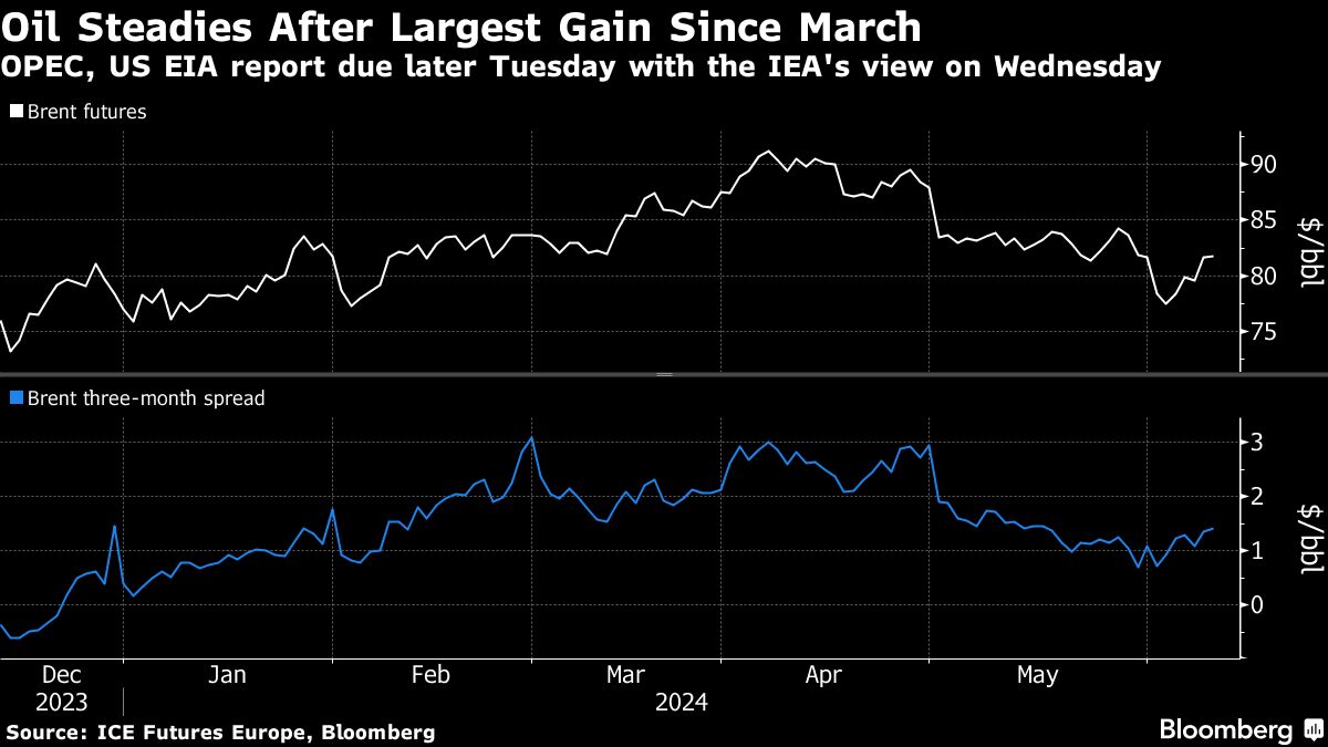 Oil holds biggest gain since March ahead of OPEC market report - Moneyweb