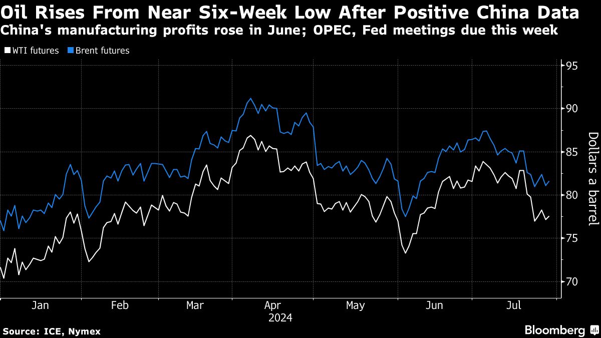 Oil rises from six-week low with Chinese demand, OPEC+ in focus - Moneyweb