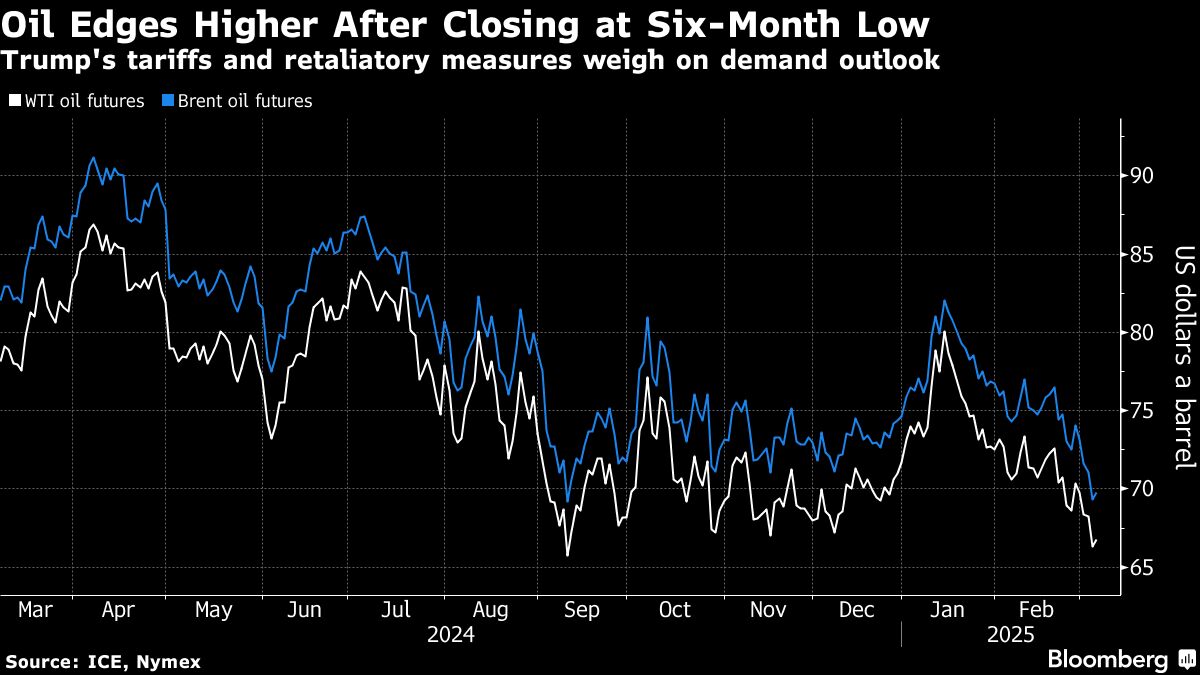 Oil trims losses as traders weigh demand impact from tariffs - Moneyweb