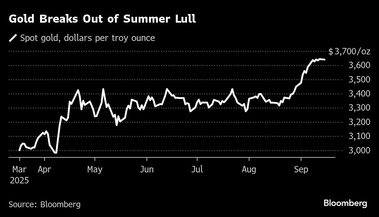 Gold rises to fresh record with Fed seen cutting rates this week - Moneyweb