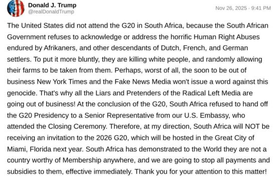 Donald Trump, G20, South Africa, G20 Summit, Cyril Ramaphosa, US, South Africa, US-South Africa relations, Johannesburg, G20, Donald Trump, G20 summit, Brics bloc, racial policies, land policies