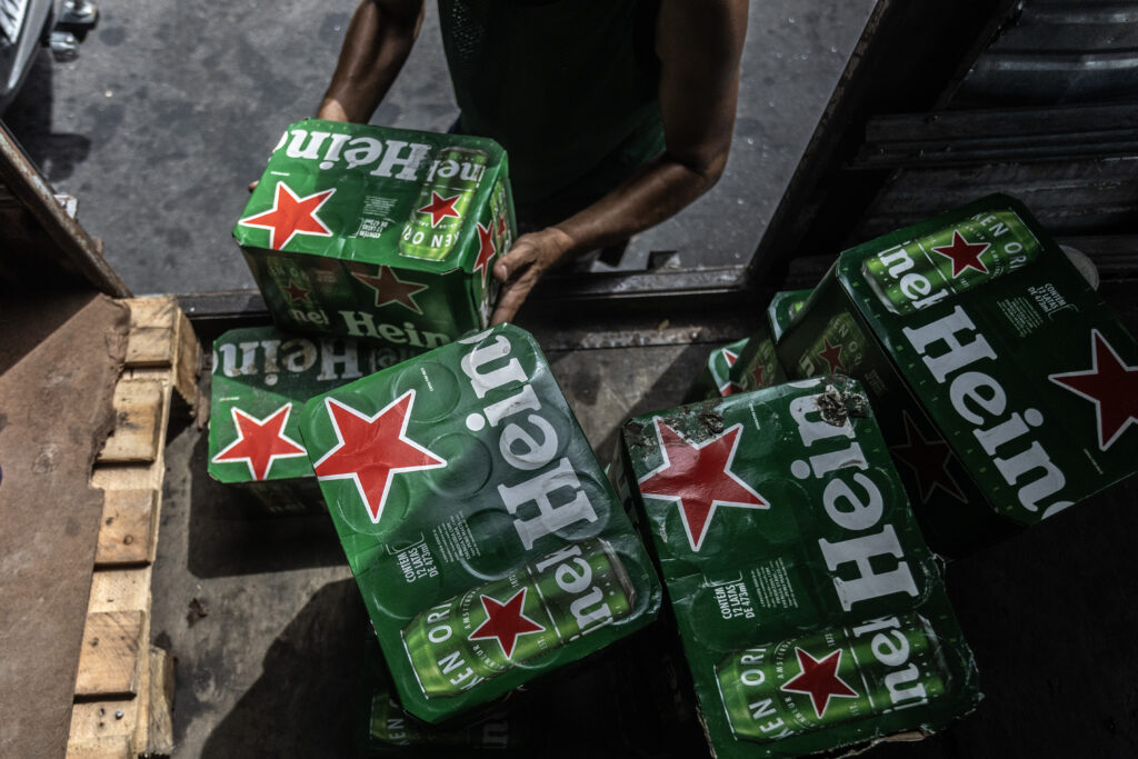 Heineken beer volumes fall more than expected on demand slump