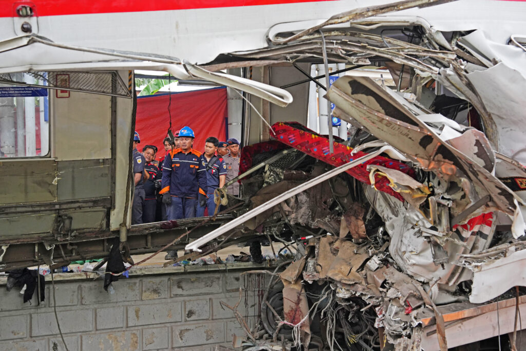 Train crash near Indonesian capital kills 15