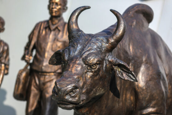 Indian equities are showing signs of a turnaround as the rupee stabilises and easing Middle East tensions reduce pressure from higher oil prices. Image: Bloomberg