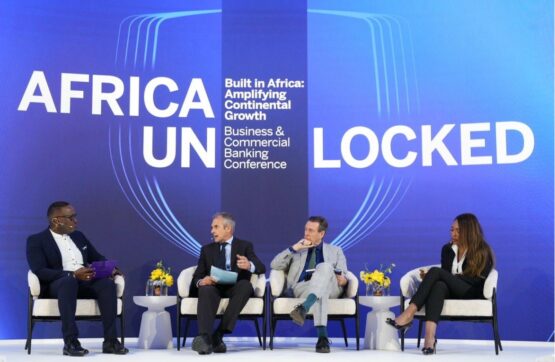 Pictured during the panel discussion on Thursday (from left): facilitator Bongani Bingwa, Helmut Engelbrecht, David Pilling and Neo Mooki Watson. Image: Supplied