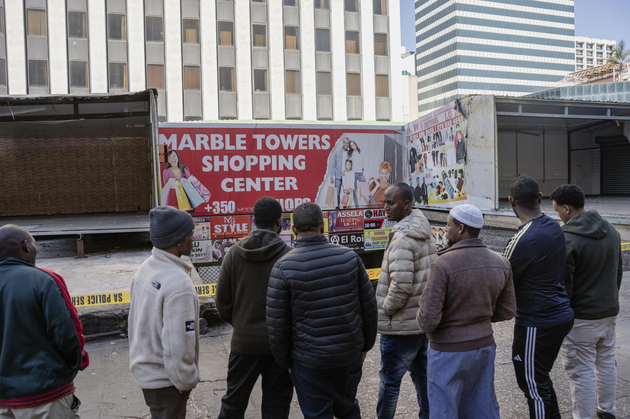 Joburg CBD shopping hub shut after city demolishes illegal structures