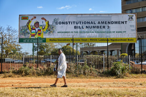 A new class of oligarchs have ‘bought their way in’ and helped government abolish the presidential vote and extend its 83-year-old president’s term. Image: Jekesai Njikizana/AFP/Getty Images