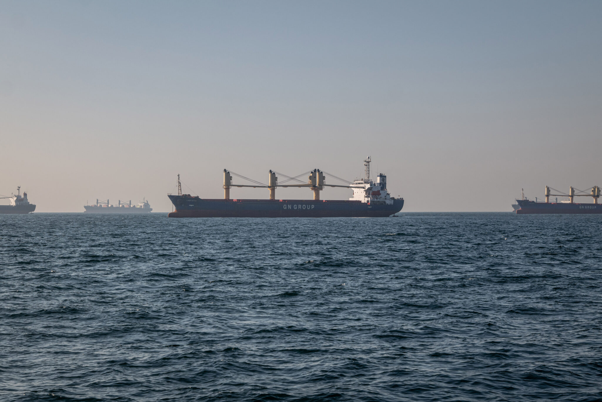 Five grain ships struck near Russian Black Sea ports