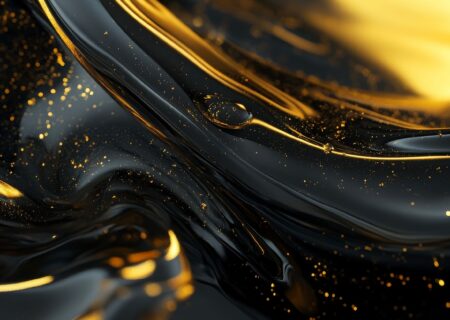 Yellow gold and black gold