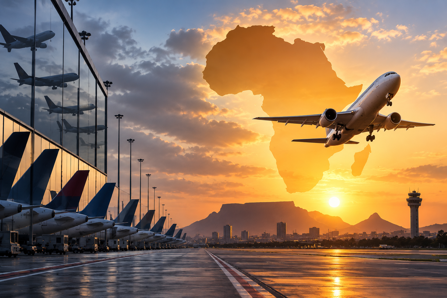 Global air travel stalls, but Africa keeps flying