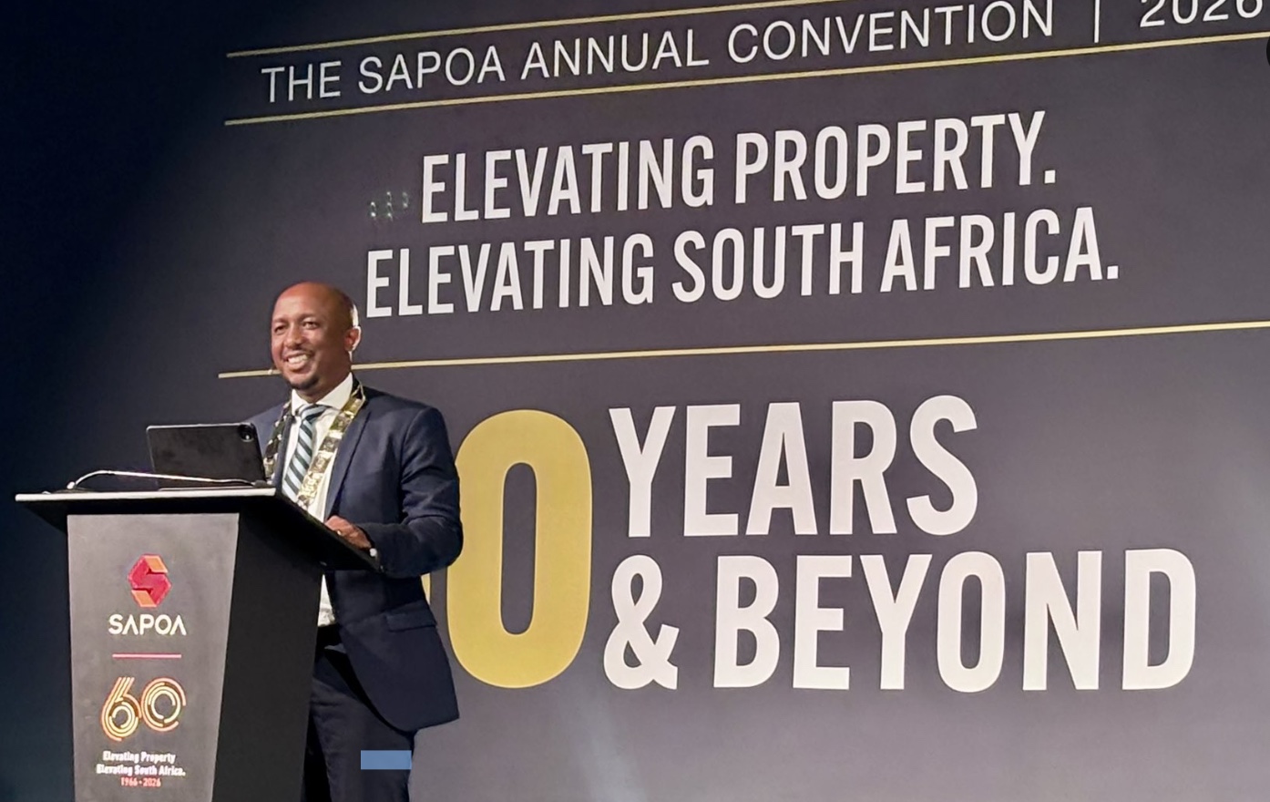Sapoa president Itumeleng Mothibeli speaking at the Sapoa Convention at Sun City. Image: Supplied