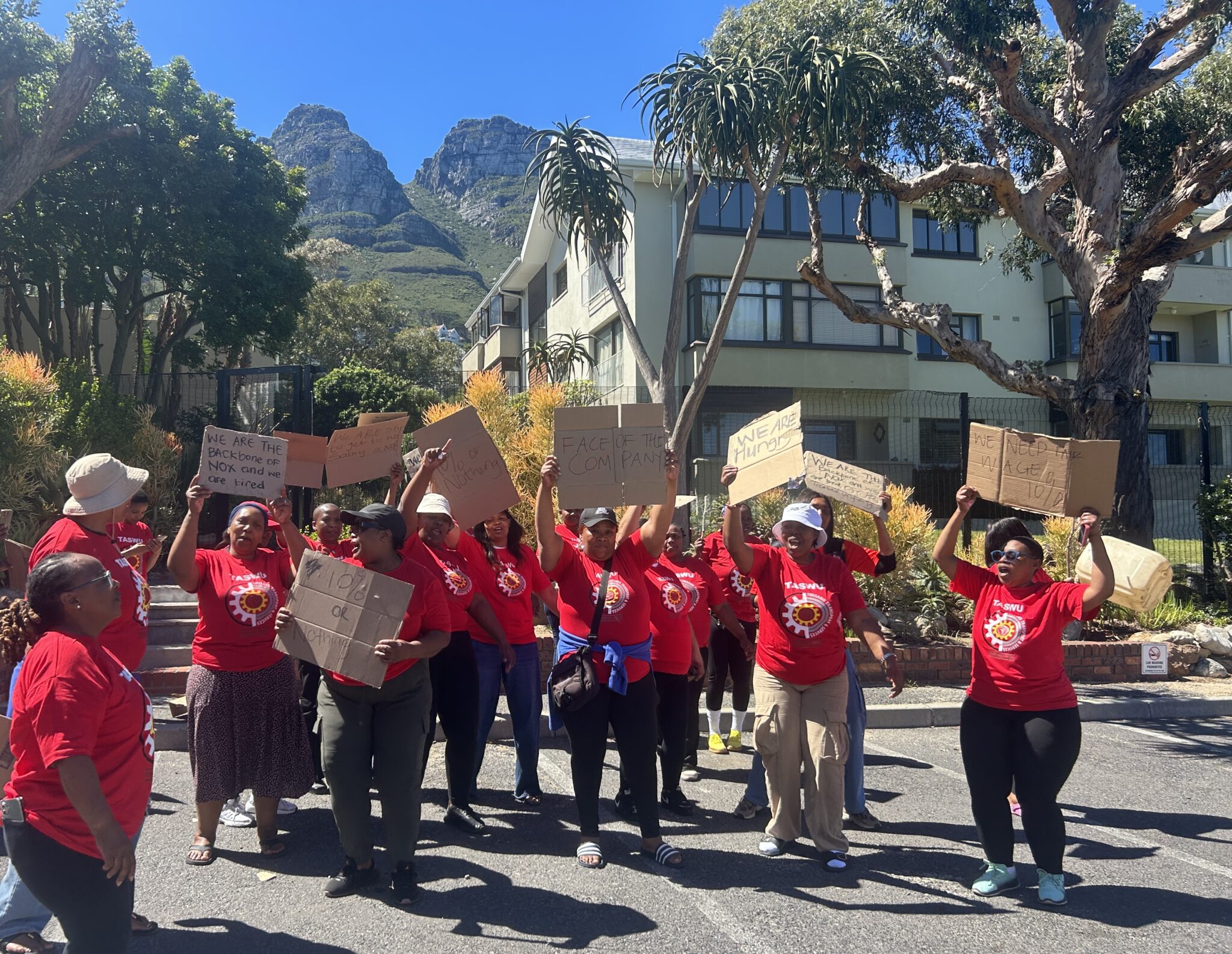 Luxury homes, modest wages: Cape Town housekeepers down tools